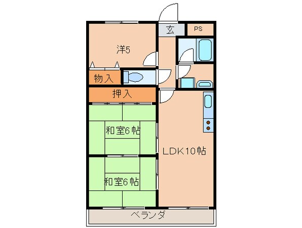 ソシア・アグネスの物件間取画像